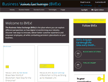 Tablet Screenshot of businessvalueexchange.com